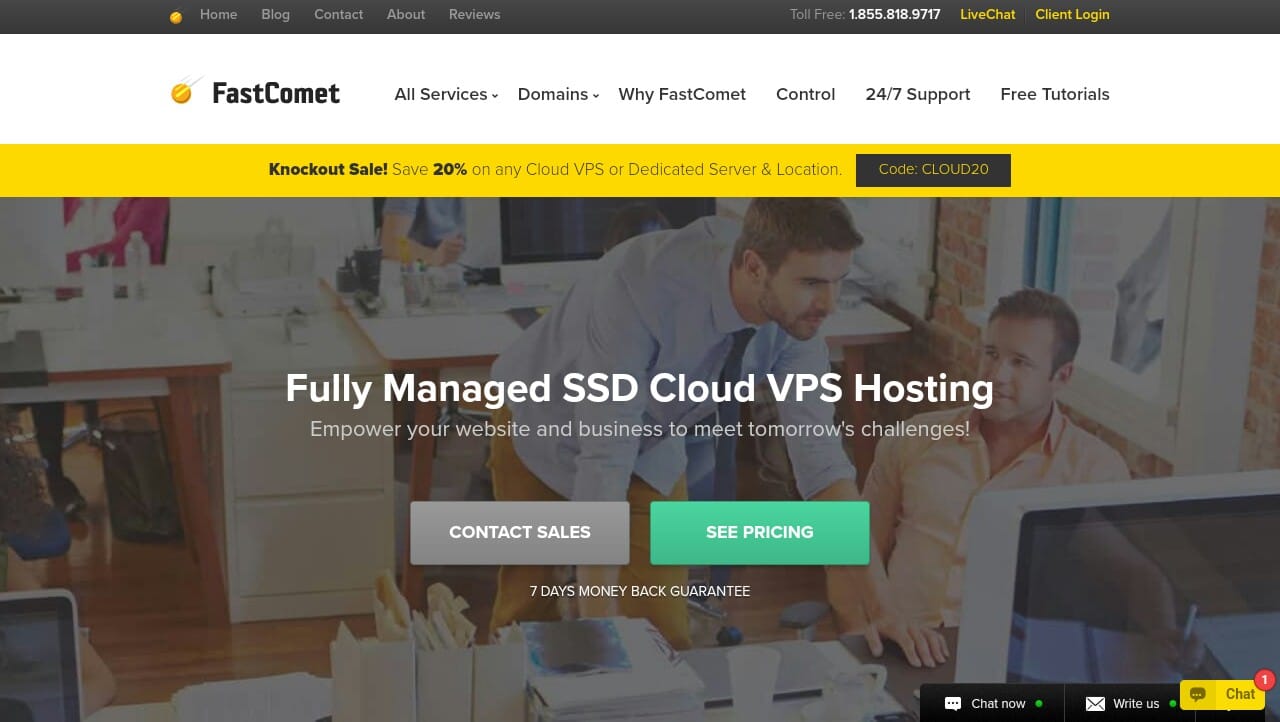 FastComet Fully Managed Cloud-Based Linux VPS