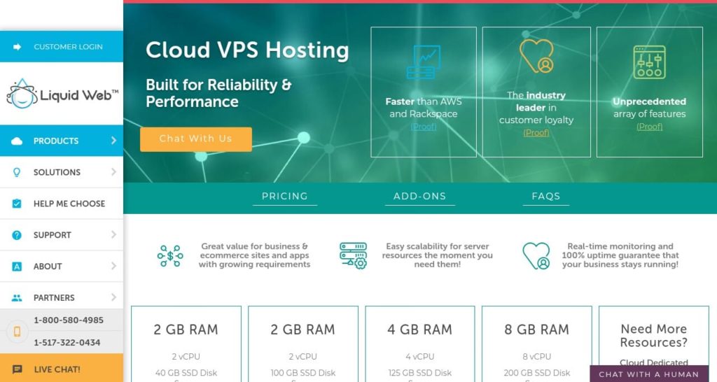 Liquidweb Best Cloud VPS Hosting Service