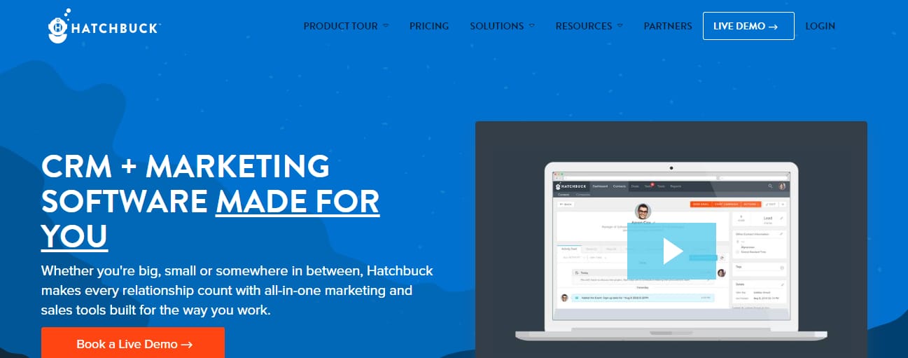 Hatchbuck marketing software