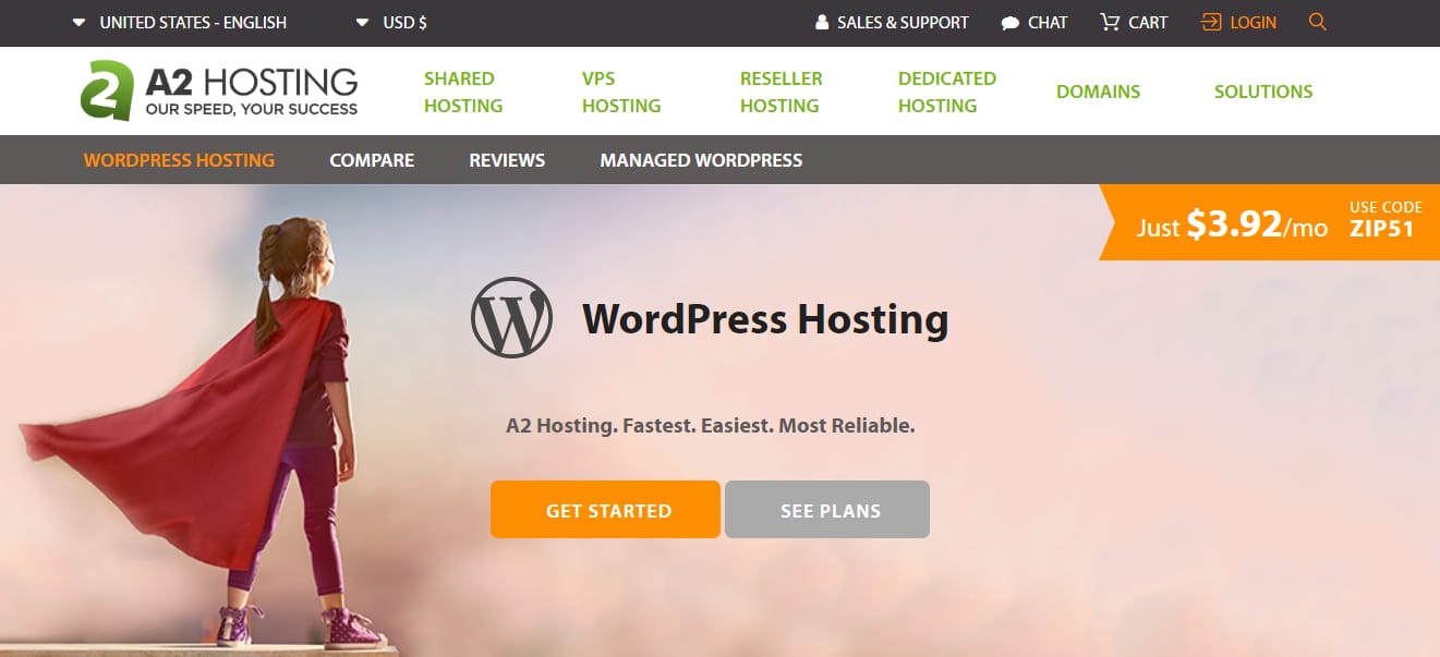 A2Hosting Managed WordPress