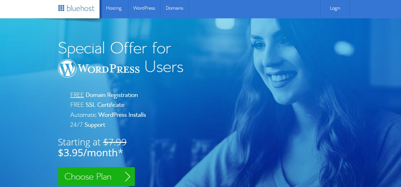 bluehost wordpress