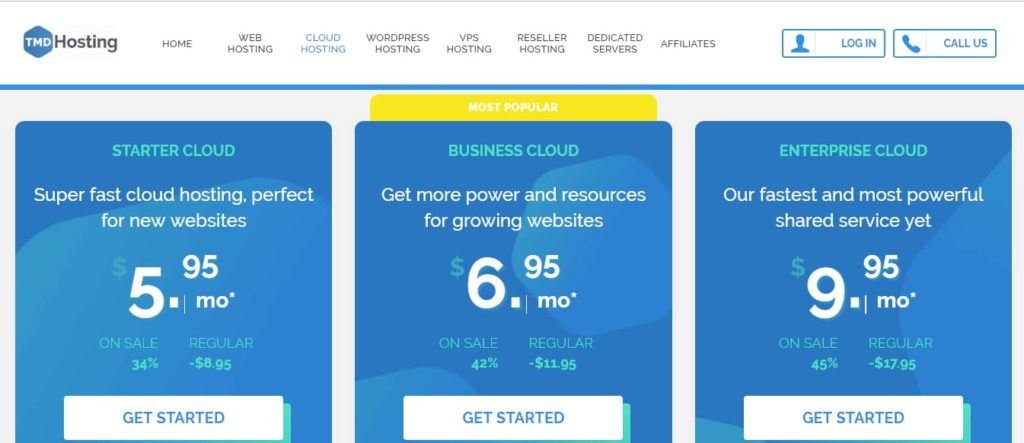 TMDHosting Cloud Severs