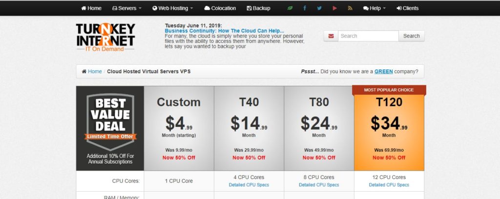 Turnkey Internet Cloud VPS